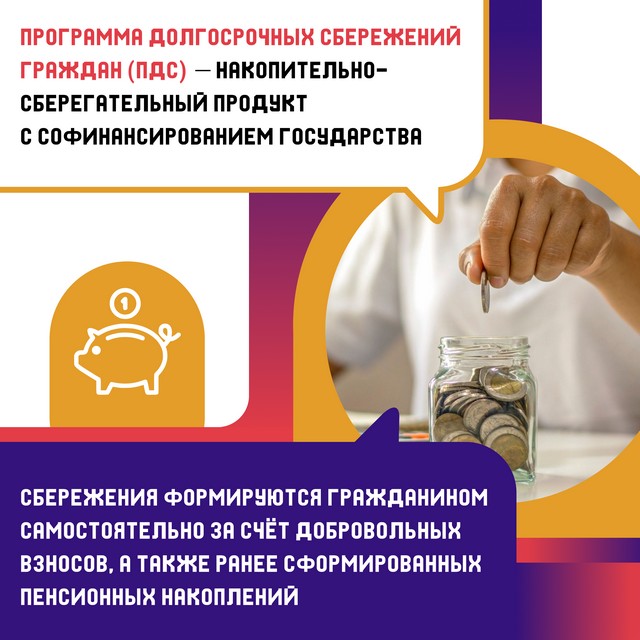 С 1 января 2024 года в России работает программа долгосрочных сбережений (ПДС)